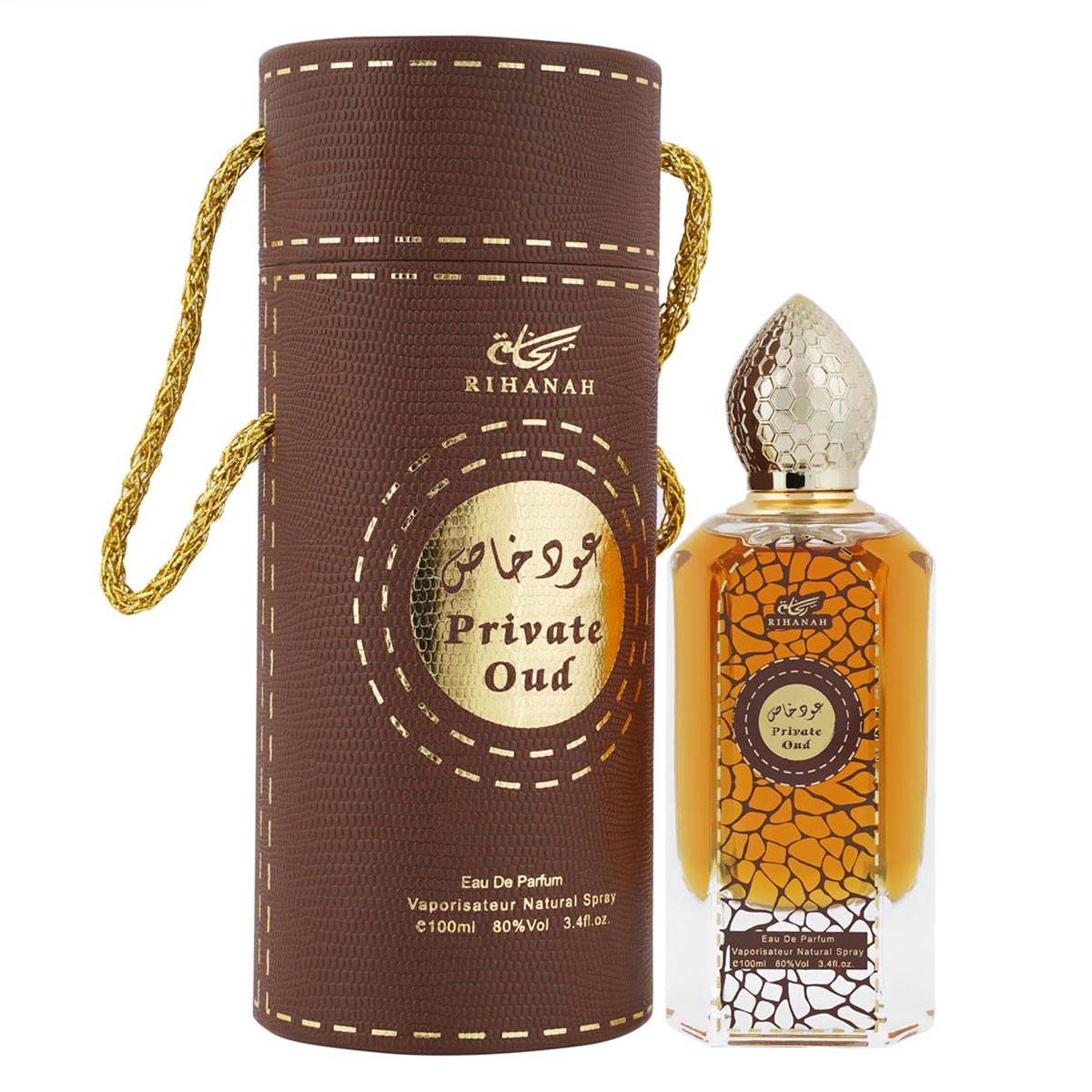 Musky Oud by Rihanah Eau de Parfum Spray (Unisex) 3.4 oz (Men)